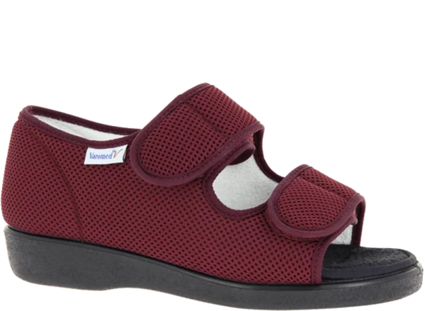 Verbandschoen merk Varomed model Goteborg kleur bordeaux