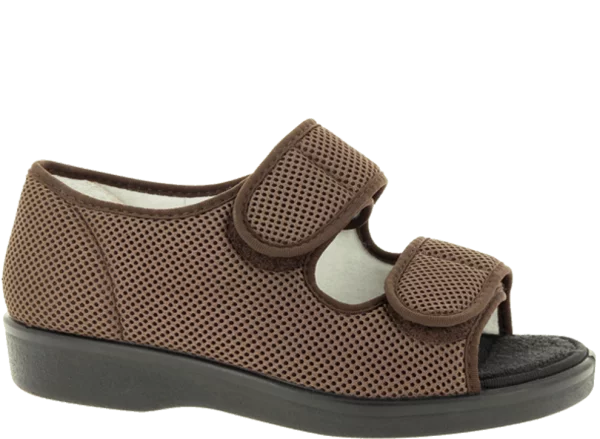 Verbandschoen merk Varomed model Goteborg kleur mocca