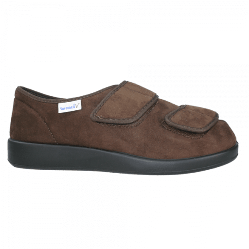 verbandschoen_varomed_garmish_laagmodel_thuiszorgwinkel.nl Verbandschoen Garmisch kleur mocca bruin