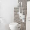 Wandbeugel met toiletrolhouder, opklapbaar Vermeiren voor toilet of badkamer