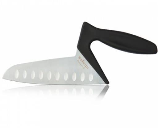 ergonomische_keukenmes_webequ_thuiszorgwinkel.nl_groentemes Keukenmes heeft een ergonomisch handvat voor optimale stabiliteit. Dit is de groentemes uitvoering voor groente