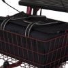 Praktische rollator tas voor in de mand van de rollator in e kleur zwart