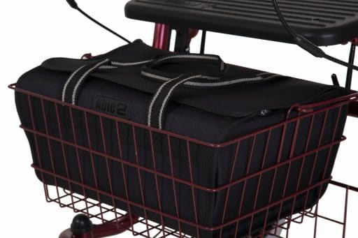 rollatormandtas_thuiszorgwinkel.nl Praktische rollator tas voor in de mand van de rollator in e kleur zwart
