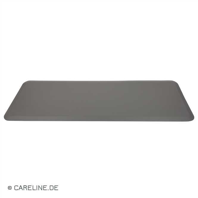 Valmat van het merk Careline met afgehoekte randen om haken te voorkomen. kleur grijs