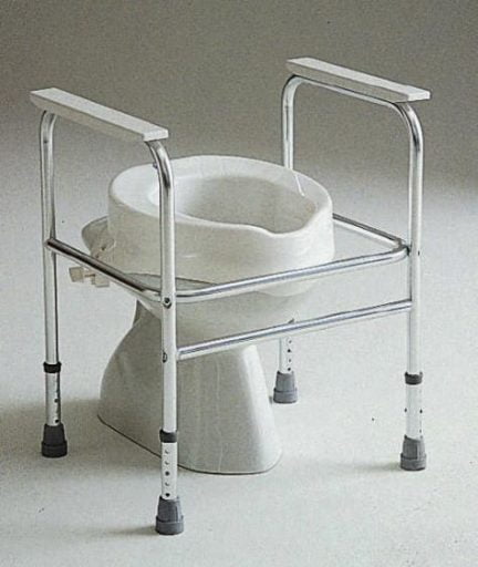 Invacare_toiletframe_thuiszorgwinkel.nl Toiletfrrame Invacare Adeo met armleuningen