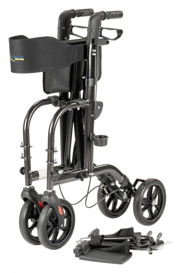 Multimotion Duo rolstoel en rollator ineen,ingeklapt