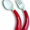 Henro-Grip® Bestek - lepel en vork kleur rood