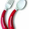 Henro-Grip® Bestek - lepel en vork kleur rood