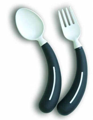 lepel_bestek_gebogen_rechtshandig_thuiszorgwinkel.nl_zwart_2 Henro-Grip® Bestek -lepel en vork kleur zwart