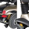 Excel Senzo scootmobiel in de kleur champagne details