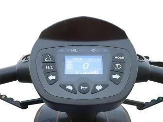 Scootmobiel Drive ST5D Plus allrounder in kleur antraciet grijs met uitgebreid stuur