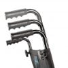 Multi Motion transport rolstoel in 2 maten van 45 en 50 cm zitbreedte met in hoogte verstelbare handvatten