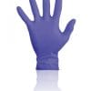 Klinion nitril onderzoekshandschoen poedervrij in blauw, latexvrij en geschikt voor medisch gebruik met goede grip