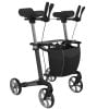 Rollator Rehasense Navigator met armschalen in de kleur antraciet
