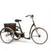 Driewielfiets Vintage 2219 van het merk Vermeiren met een retro look met mandje
