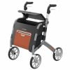 Rollator met extra grote boodschappentas is de Let's Shop van het merk Trustcare met grote klep