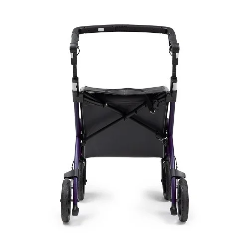 Rollator Rollz Flex 2 met zachte wielen en een extra grote boodschappentas achterzijde
