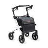 Rollator Rollz Flex 2 met zachte wielen en een extra grote boodschappentas in de kleur wit