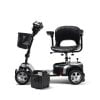 Scootmobiel van het merk vermeiren de Venus 4 Sport kleur zilver/zwart draaistoel