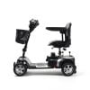 Scootmobiel van het merk vermeiren de Venus 4 Sport kleur zilver/zwart zijzijde