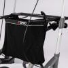 Topro Troja Original rollator in kleur zilver met nettas