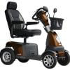 Scootmobiel Galaxy Plus 4 in de kleur macademia brown