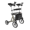 Rollator navigator Air met extra brede zitting en zachte banden.