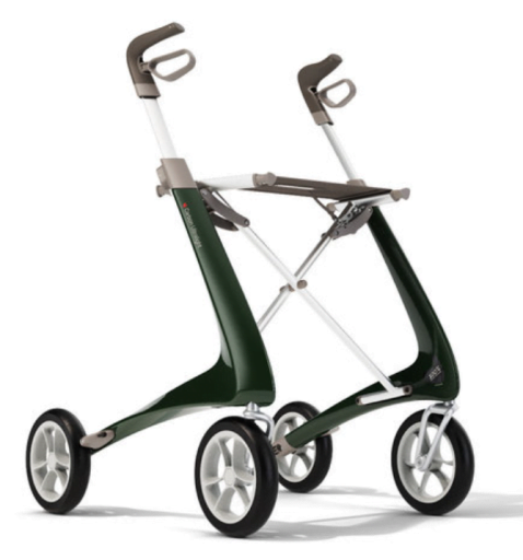 Rollator By Acre in de kleur Racing Green van Thuiszorgwinkel.nl