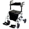 Rolstoel en rollator Aidapt DeLuxe in kleur wit