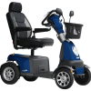 Galaxy scootmobiel vierwiel in de kleur blauw