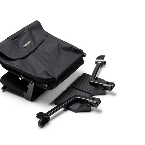 rolstoelpakket Rollz met zitting en voetsteunen voor de rollz motion en rollz motion Rythm