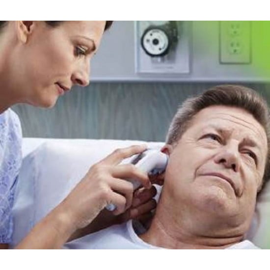 Braun oorthermometer Pro 6000 oor baby's en volwassenen die meet in enkele seconden voorbeeld volwassene