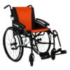 rolstoel Excel G-Logic in de bekleding kleur oranje/zwart