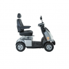 Breezy C4 Plus scootmobiel in de kleur zilver zijzijde