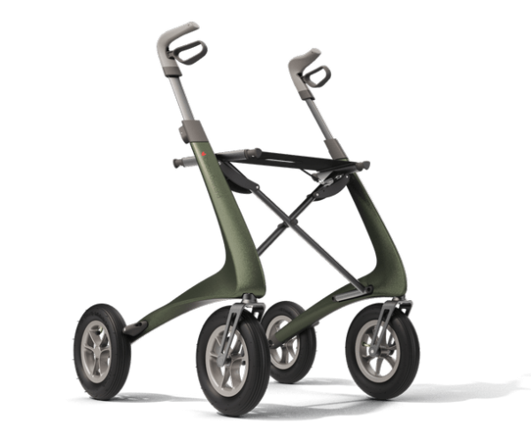 Rollator Carbon Overland Groen van Thuiszorgwinkel.nl
