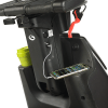 Scootmobiel Breeze C3 Plus driewieler in de kleur zilver of blauw ingezoomd op console