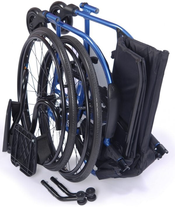 Strongback rolstoel 24 met optimale optimale zitcomfort en zeer eenvoudig in te klappen