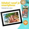 Digitaal fotolijst van het merk Puro & Co verkrijgbaar in 3 maten en diverse kleuren. Dit is zwart met wit venster