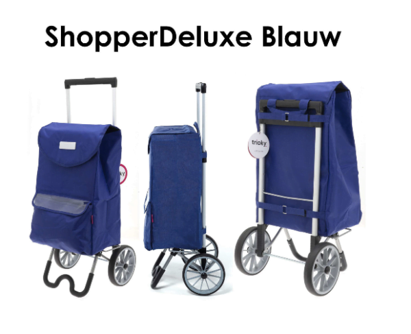 Shopper Deluxe van Thuiszorgwinkel.nl in de kleur blauw