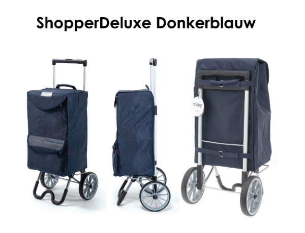 Shopper Deluxe van Thuiszorgwinkel.nl in de kleur donkerblauw
