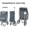 Shopper Deluxe van Thuiszorgwinkel.nl in de kleur jeans grijs