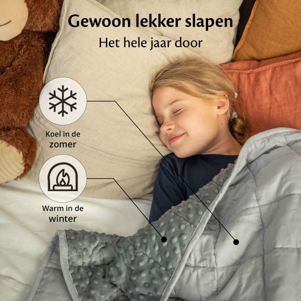 Verzwaringsdeken voor kinder van Thuiszorgwinkel.nl voordelen