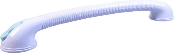 Aidapt wandbeugel 60 cm met zuignappen groen/wit