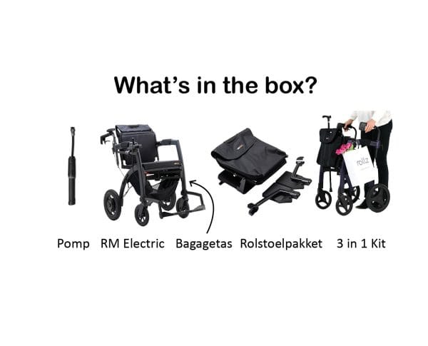 Wat zit er in de doos van de Rollz Motion Electric.