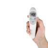 De Microlife NC 200 contactloze thermometer verricht automatisch een temperatuurmeting op een afstand van maximaal 5 cm.