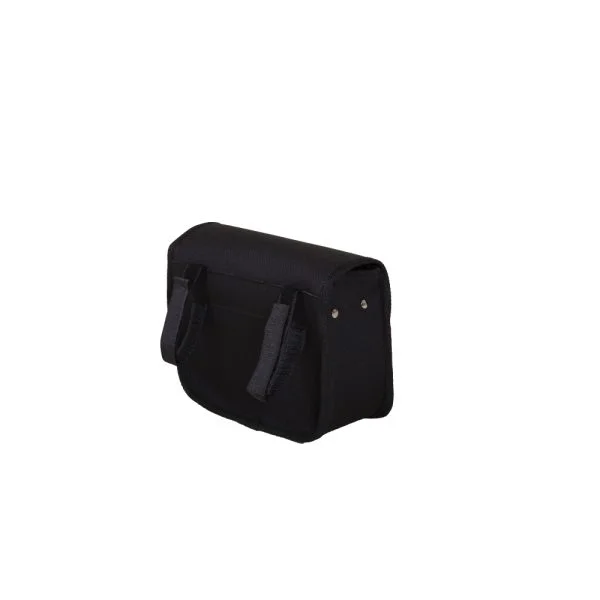 De Splash rolstoelarmleuningtas plaatst u over de armleuning van uw rolstoel. Te bevestigen met klittenband.