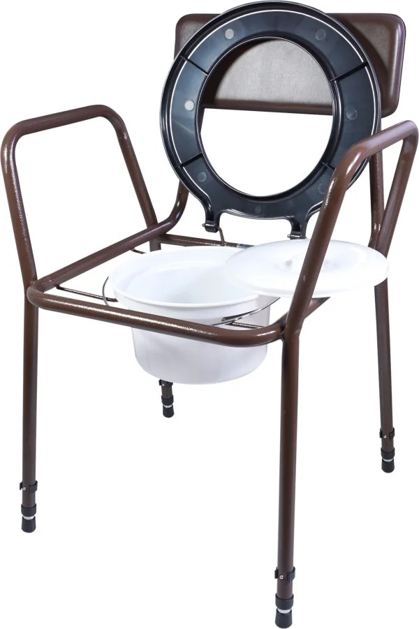 Toiletstoel Aidapt met open zitting van Thuiszorgwinkel.nl