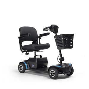 Nieuw bij Vermeiren de scootmobiel Air One+ in kleur blauw