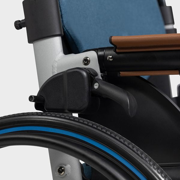 Zoof rolstoel urban ingezoomd op handrem