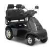 Scootmobiel S4 van het merk Afikim in de kleur grijs met dubbele zitting
